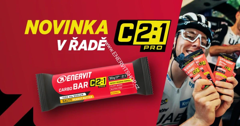 ENERVIT Carbo Bar C2:1 arašída se sodíkem